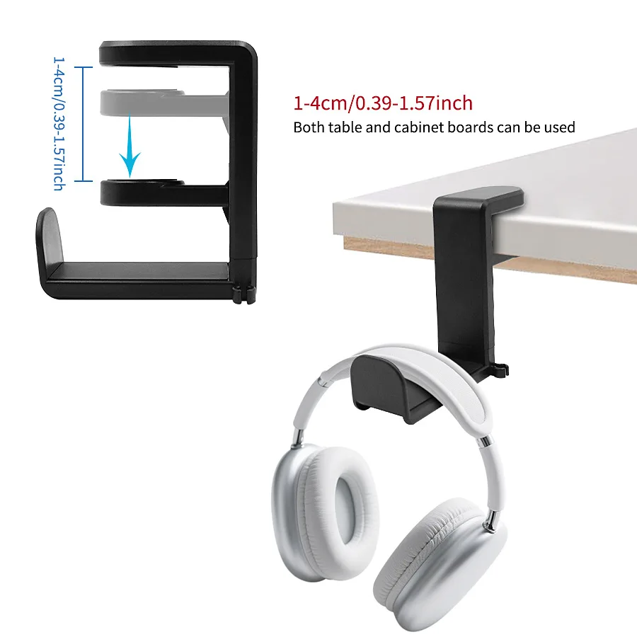 360 °   회전식 헤드폰 스탠드 조절 가능 펀치 없 - Headphone Stand Desk 리뷰 및 가격