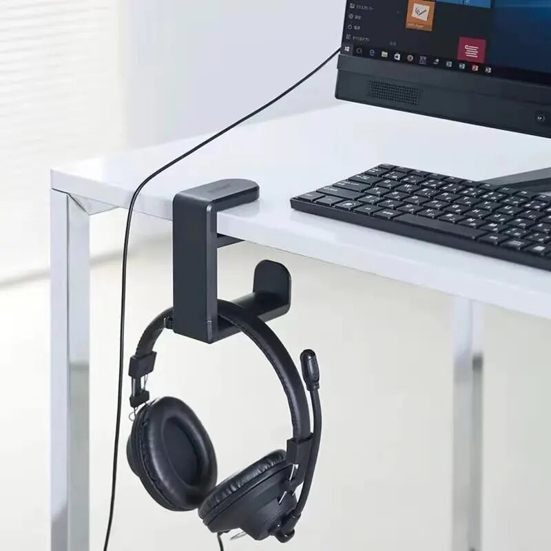 펀치 없는 테이블 클립형 이어폰 홀더, 360도 회전  - Headphone Stand Desk 리뷰 및 가격